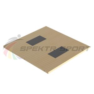 Купить Помост тяжелоатлетический 3х3х0,1м, рез. амортизаторы 1х0,5х0,04м в Красныйсулине 