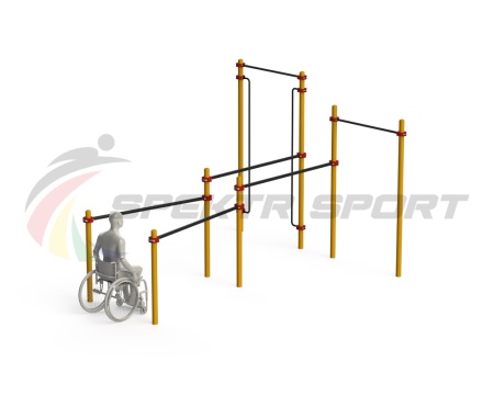 Купить Спортивный комплекс для инвалидов-колясочников WRK-D19_76mm в Красныйсулине 